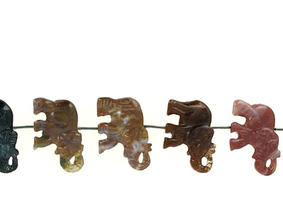 String of elefant FANCY JASPER