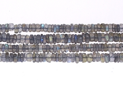 String of rondel LABRADORITE 7/8mm