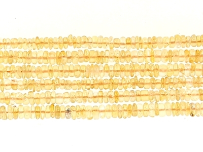 String of rondel CITRINE 7/8mm